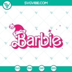 Christmas, Movies, SVG Files, Barbie Merry Christmas SVG Image PNG DXF EPS 4