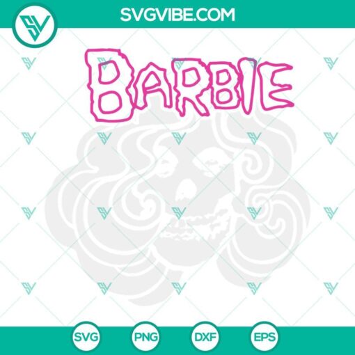 barbie misfits svg misfits band logo svg png dxf eps 4 mockup