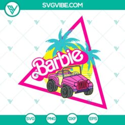 Barbie Offroad 4×4 SVG Image, Barbie Car SVG Download, Barbie SVG File, Malibu Beach 2
