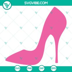 Movies, SVG Files, Barbie Pink Shoes SVG Images PNG DXF EPS Files Barbie  1