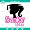 Barbie Senior 2024 SVG design with Class of 2024 label for Barbie Graduation 2024, ideal for crafting projects and graduation celebrations.