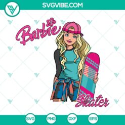 Movies, SVG Files, Barbie Skater Svg, Barbie Svg, Skater Girl Svg Barbie 2023  2