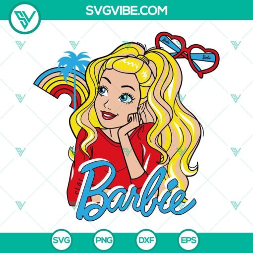 barbie svg baby girl doll svg png dxf eps cut files 8 mockup