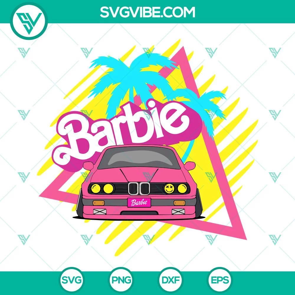 Movies, SVG Files, Barbie SVG Download, Barbie 2023 SVG Image, Barbie Girl Pink 1