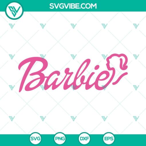 barbie svg barbie logo cut file barbie clipart barbie logo vector 6 mockup