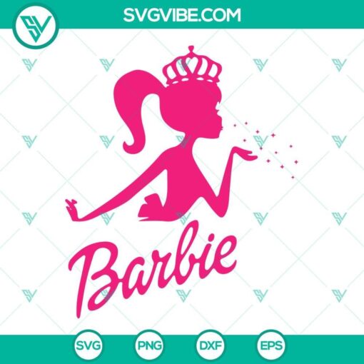 barbie svg barbie princess svg barbie girl svg birthday girl svg pink doll svg 6 mockup