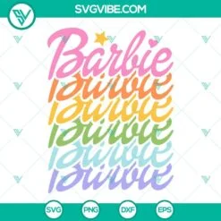 Movies, SVG Files, Barbie SVG Files, Pink Doll SVG Files, Barbie Girl SVG 2