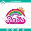 Barbie 2023 movie SVG download with PNG DXF EPS files for Cricut, featuring stylish Barbie design elements.