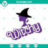 Barbie witchy doll SVG files for Halloween, PNG format.
