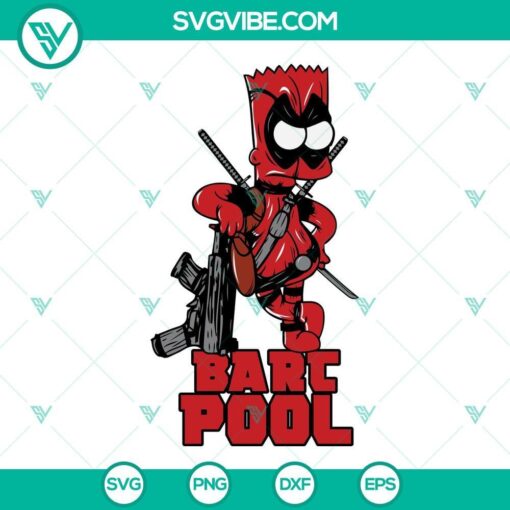 bart simpson deadpool svg bart simpson svg bart pool svg deadpool svg funny simpsons svg the simpsons svg cartoon svg 1 mockup