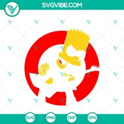 Cartoons, SVG Files, Bart Simpson Metallica SVG Download, Bart Simpson SVG 2