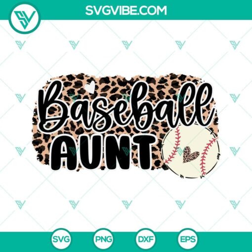 baseball aunt svg baseball aunt leopard svg baseball aunt png baseball svg baseball aunt designs for shirts 10 mockup