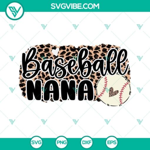 baseball nana svg baseball nana leopard svg baseball nana png baseball svg baseball nana designs for shirts 6 mockup