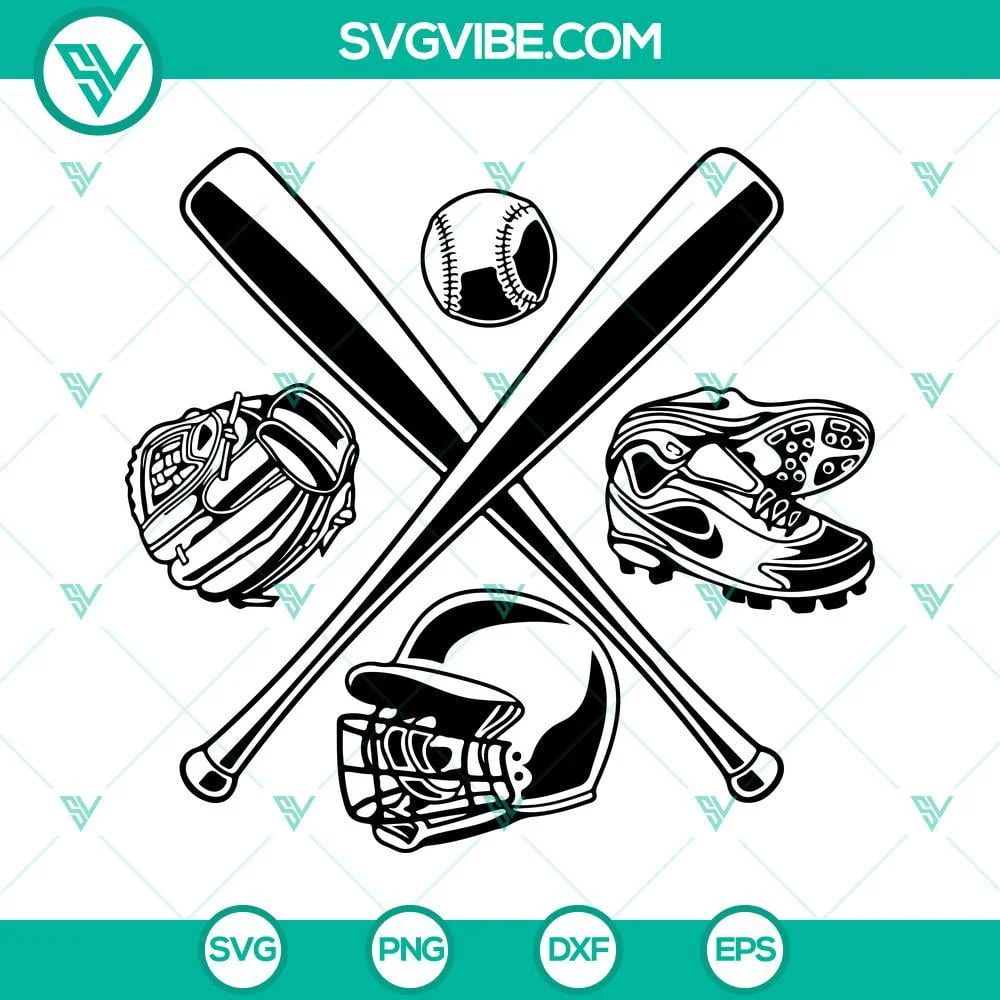 Baseball, Sports, SVG Files, Baseball SVG Images, Baseball Cricut Silhouette, 1