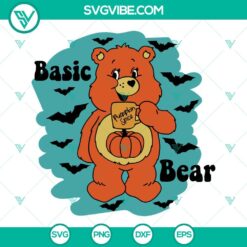 Cartoons, Halloween, SVG Files, Basic Bear Halloween SVG Download, Care Bear 1