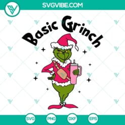 Christmas, SVG Files, Basic Grinch Christmas Stanley Cup SVG File, Basic Grinch 2