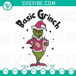 Christmas Embroidery Designs, Embroidery Designs, Basic Grinch Christmas 10