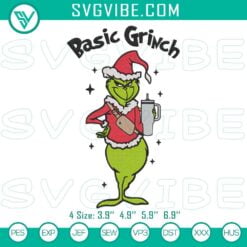 Christmas Embroidery Designs, Embroidery Designs, Basic Grinch Stanley Tumbler 8