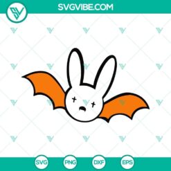 bat bad bunny logo halloween svg png dxf eps bundle 10 mockup