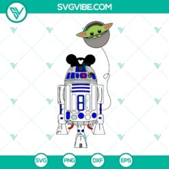 bb8 r2d2 star wars svg bundle disney star wars valentines with baby yoda balloon svg bundle matching couple svg 7 mockup 1