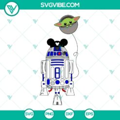 BB8 R2D2 Star Wars SVG Files Bundle, Disney Star Wars Valentines With 2