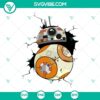 BB8 Star Wars SVG file with robot characters for download - PNG, DXF, EPS cut files. Classic Star Wars design element.