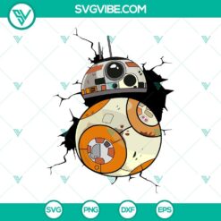 Movies, SVG Files, BB8 Star Wars SVG File, Star Wars Robot Characters SVG 2