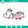 Western cowboy Valentine SVG design with retro vibes, perfect for Valentine's Day crafts.