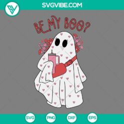 SVG Files, Valentine's Day, Be My Boo Heart Stanley Tumbler SVG Download, Boo 2