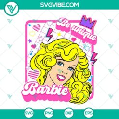 Be Unique Barbie 2023 Movies SVG Image Cut Files