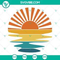 Summer, SVG Files, Beach Sunset SVG Image, Summer Time SVG File, Vacation SVG 2