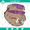 Bebop and Rocksteady face and Turtles Forever SVG files for Teenage Mutant Ninja Turtles fans.