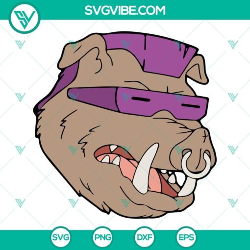 bebop and rocksteady face svg turtles forever svg teenage mutant ninja turtles characters svg cricut 6 mockup