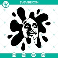 Beetlejuice blood effect SVG for Cricut, available for download in PNG, DXF, EPS formats. Ideal for Halloween crafts.