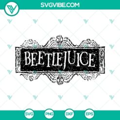 Beetlejuice logo design in SVG, PNG, DXF, and EPS formats for instant download.