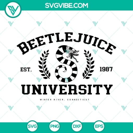 beetlejuice svg sandworm university svg halloween svg tim burton svg 1 mockup