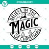 Christmas-themed SVG cut files with a magical design. Download in PNG, DXF, and EPS formats. Perfect for holiday crafting projects.