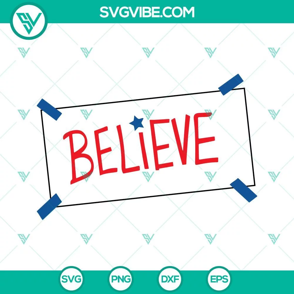 Baseball, Sports, SVG Files, Believe SVG File, Philadelphia Baseball SVG 1