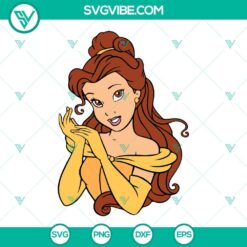 Disney, SVG Files, Belle SVG File, Beauty And The Beast SVG Images, Belle 5