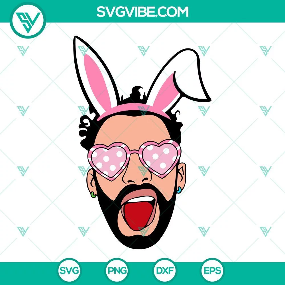 Easter, Musics, SVG Files, Benito Easter Bunny SVG Files, Una Pascua Sin Ti SVG 1