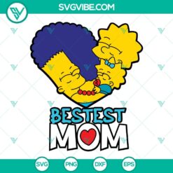 Mothers Day, SVG Files, Bestes Mom Simpson SVG Images, Simpson Mother’s Day 18