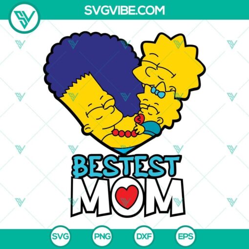 bestes mom simpson svg simpson mother s day svg png dxf eps cricut 7 mockup