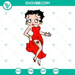 Cartoons, SVG Files, Betty Boop SVG Images Bundle, Betty Boop SVG Image, 4