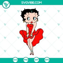 Betty Boop SVG Images Bundle, Betty Boop SVG Images, Cartoon Character SVG Images PNG 4