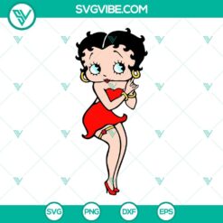 Betty Boop SVG Images Bundle, Betty Boop SVG Images, Cartoon Character SVG Images PNG 5