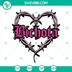 Musics, SVG Files, Bichota SVG Download, Wire Heart Tattoo SVG Download, Karol 2