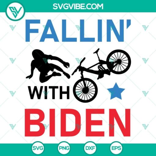 biden falling svg joe biden falls off his bike svg falling with biden svg funny ridin with biden svg 10 mockup