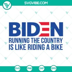 American, SVG Files, Falling With Biden SVG Image, Joe Biden Falls Off His Bike 4