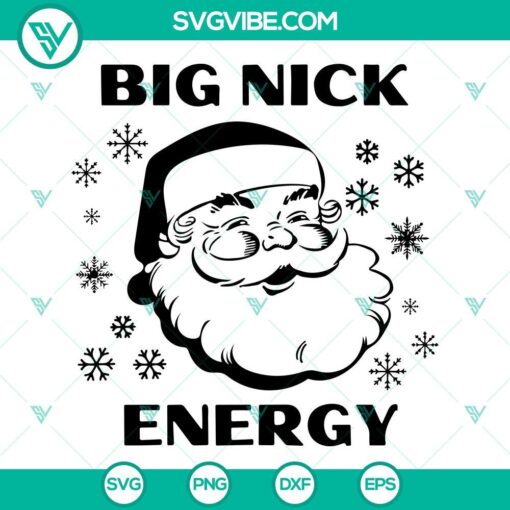 big nick energy svg santa svg funny christmas svg 1 mockup