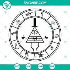 Cartoons, SVG Files, Bill Cipher SVG Images, Gravity Falls PNG DXF EPS Files 2